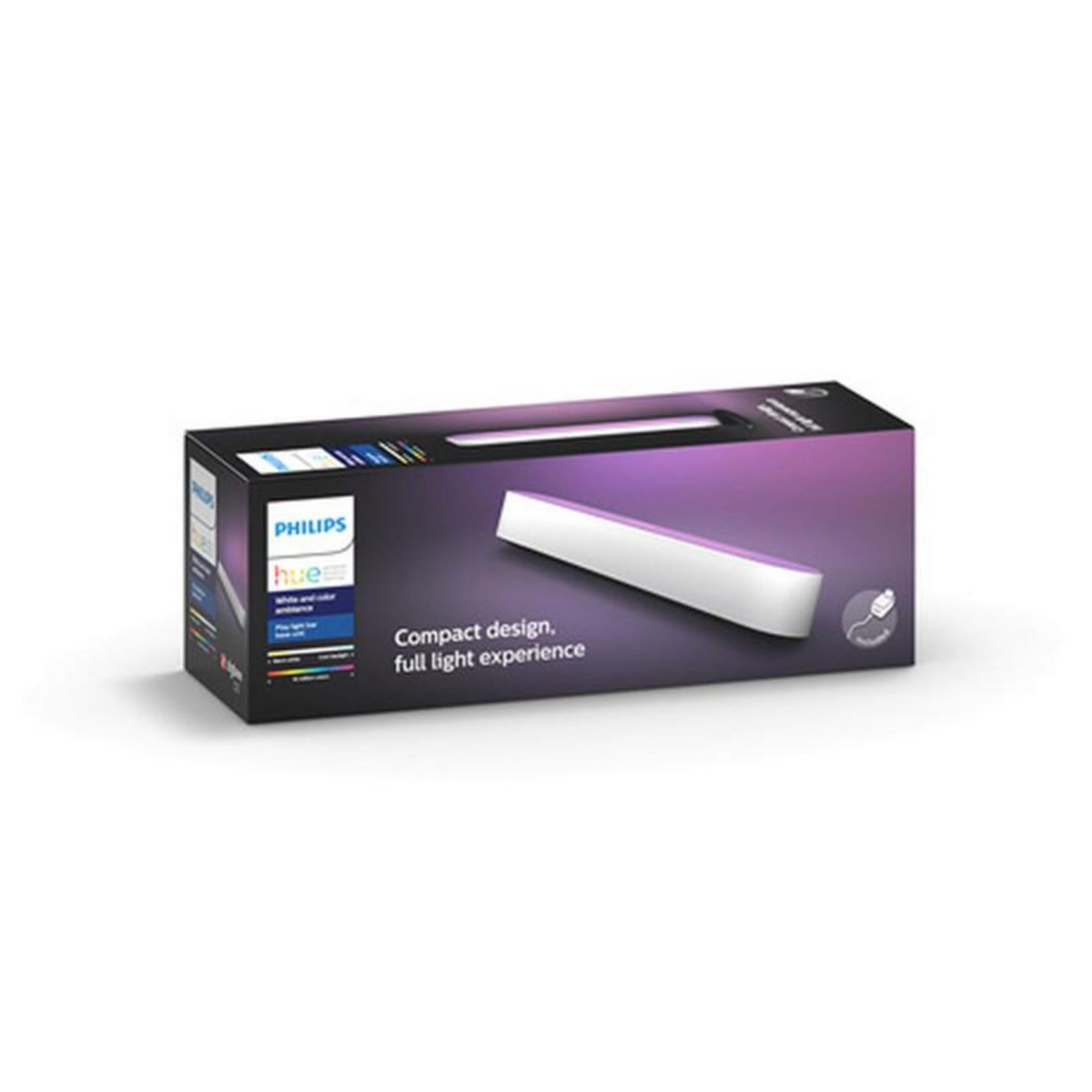 Philips Lampe d ambiance Philips Hue Play Pack x1 Blanc