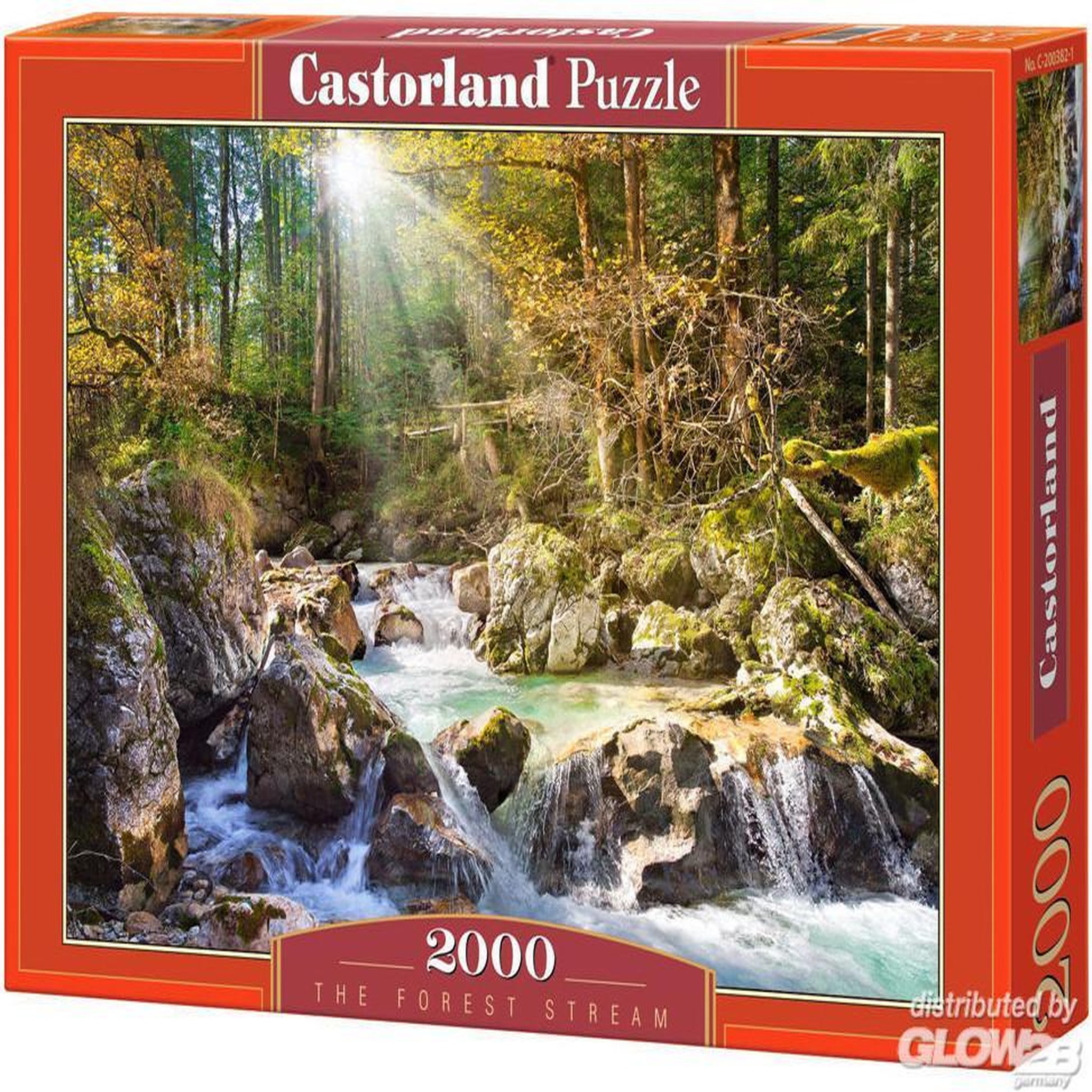 Voir la diapositive 2 : Castorland Puzzle 2000 pièces - Le ruisseau de la forêt