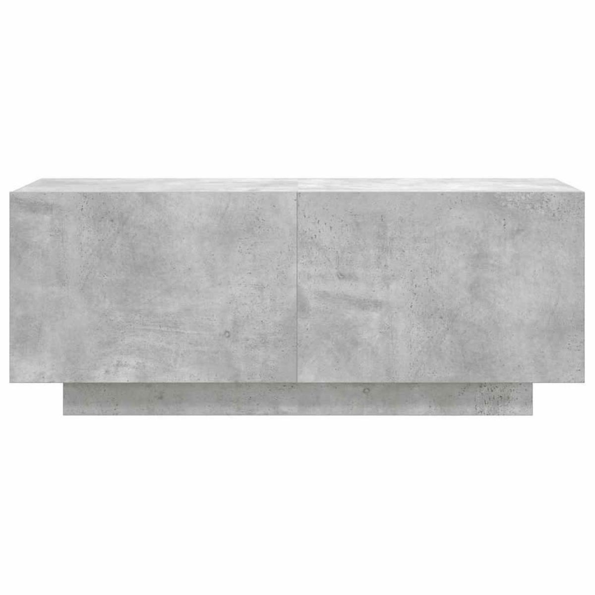 VIDAXL Meuble TV Gris beton 100x35x40 cm Bois d'ingenierie