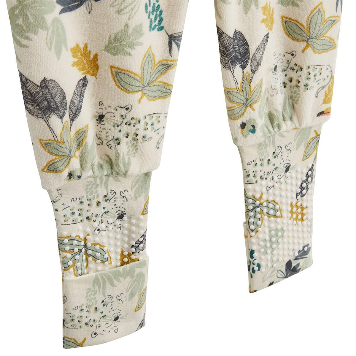 Petit Béguin Pyjama enfant 2 pièces en velours avec pieds retroussables Boavista