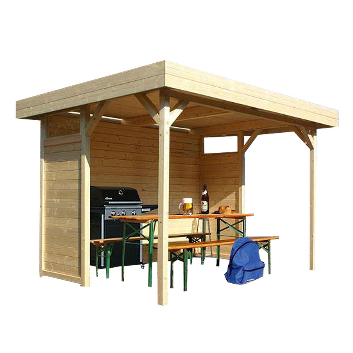 Solid Pergola jardin / 5,32 m²