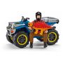 Voir la diapositive 4 : Schleich Fuite sur quad face au vélociraptor Dinosaurs