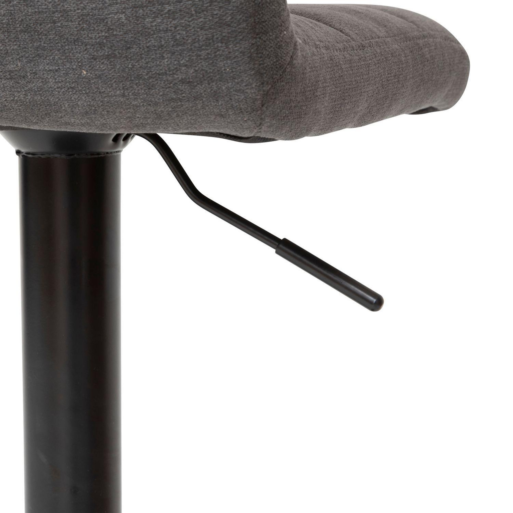 Voir la diapositive 3 : TOILINUX Lot de 2 chaises de bar en tissu delek