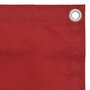 VIDAXL Ecran de balcon Rouge 120x600 cm Tissu Oxford