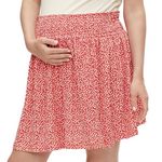 MAMALICIOUS Jupe de Grossesse  Femme Mamalicious 20018004. Coloris disponibles : Rouge