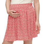 MAMALICIOUS Jupe de Grossesse  Femme Mamalicious 20018004. Coloris disponibles : Rouge