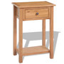 Voir la diapositive 1 : VIDAXL Table console 50 x 32 x 75 cm Bois de chene massif