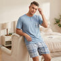 Voir la diapositive 4 : OZABI OZABI Ensemble Pyjama Pyjama Court Homme Coton