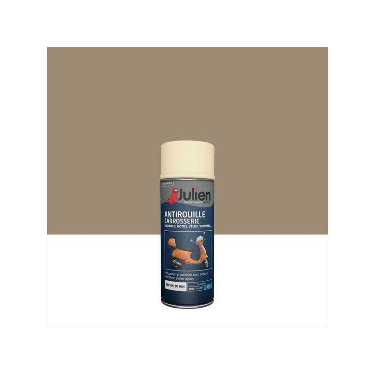 Julien Peinture aérosol Antirouille carrosserie JULIEN transparent mat 400 ml