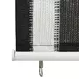 VIDAXL Store roulant d'exterieur 60x140 cm Rayures anthracite et blanc