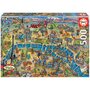 EDUCA Puzzle 500 pièces : Plan de Paris