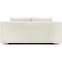 Voir la diapositive 6 : MARKET24 Banquette convertible 3 places MIKA - Tissu Bouclette beige - Coffre de rangement - L 192 x H 84 x P 93 cm