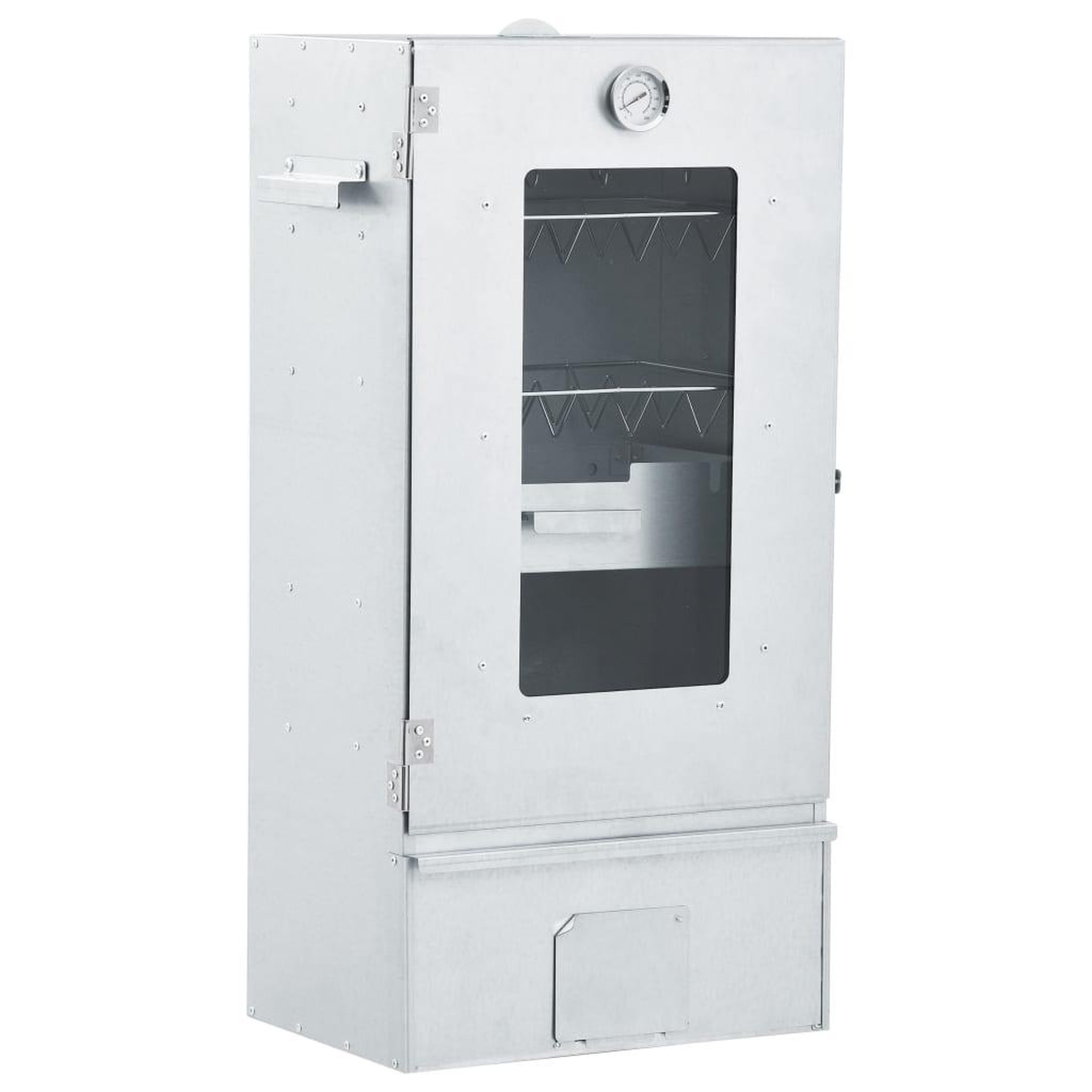 Voir la diapositive 3 : VIDAXL Fumoir a four a BBQ generateur de fumee froide acier galvanise