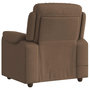 Voir la diapositive 5 : VIDAXL Fauteuil de massage inclinable Marron Tissu