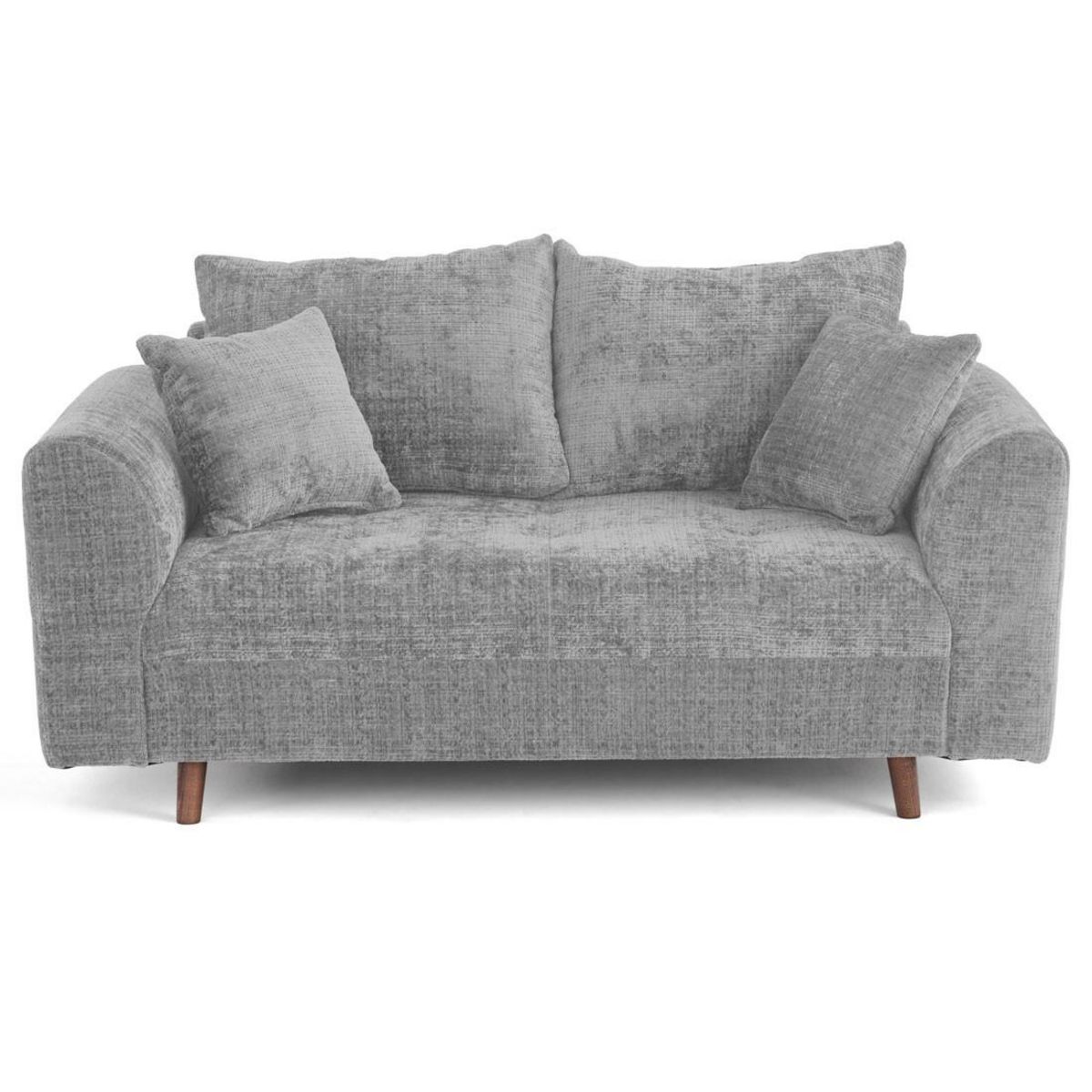 LISA DESIGN Rune - canapé droit 2 places en velours texturé