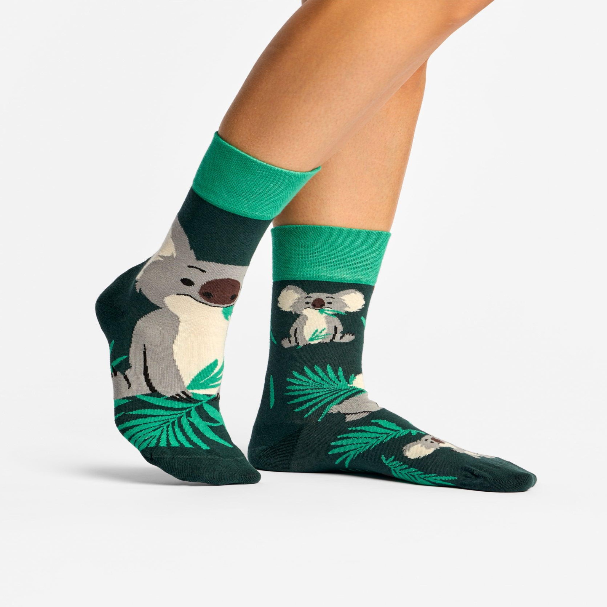 Voir la diapositive 2 : DEDOLES Chaussettes koala & feuilles