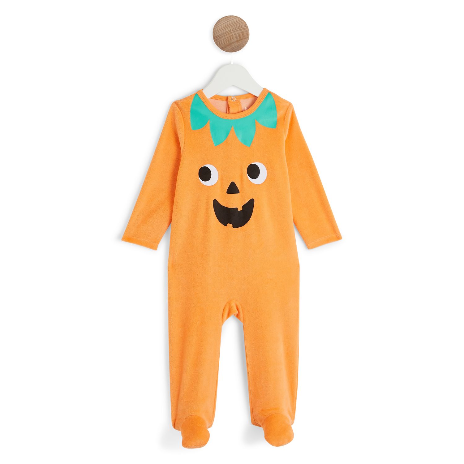 Pyjama Bébé Orange Pyjama Bébé Next 'Dors-Bien' - Zip Double Sens - Inscription Little Pumpkin - Taille 6 Mois Grenouillère Zip Double Sens