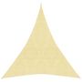 Voir la diapositive 2 : VIDAXL Voile d'ombrage 160 g/m^2 Beige 5x6x6 m PEHD