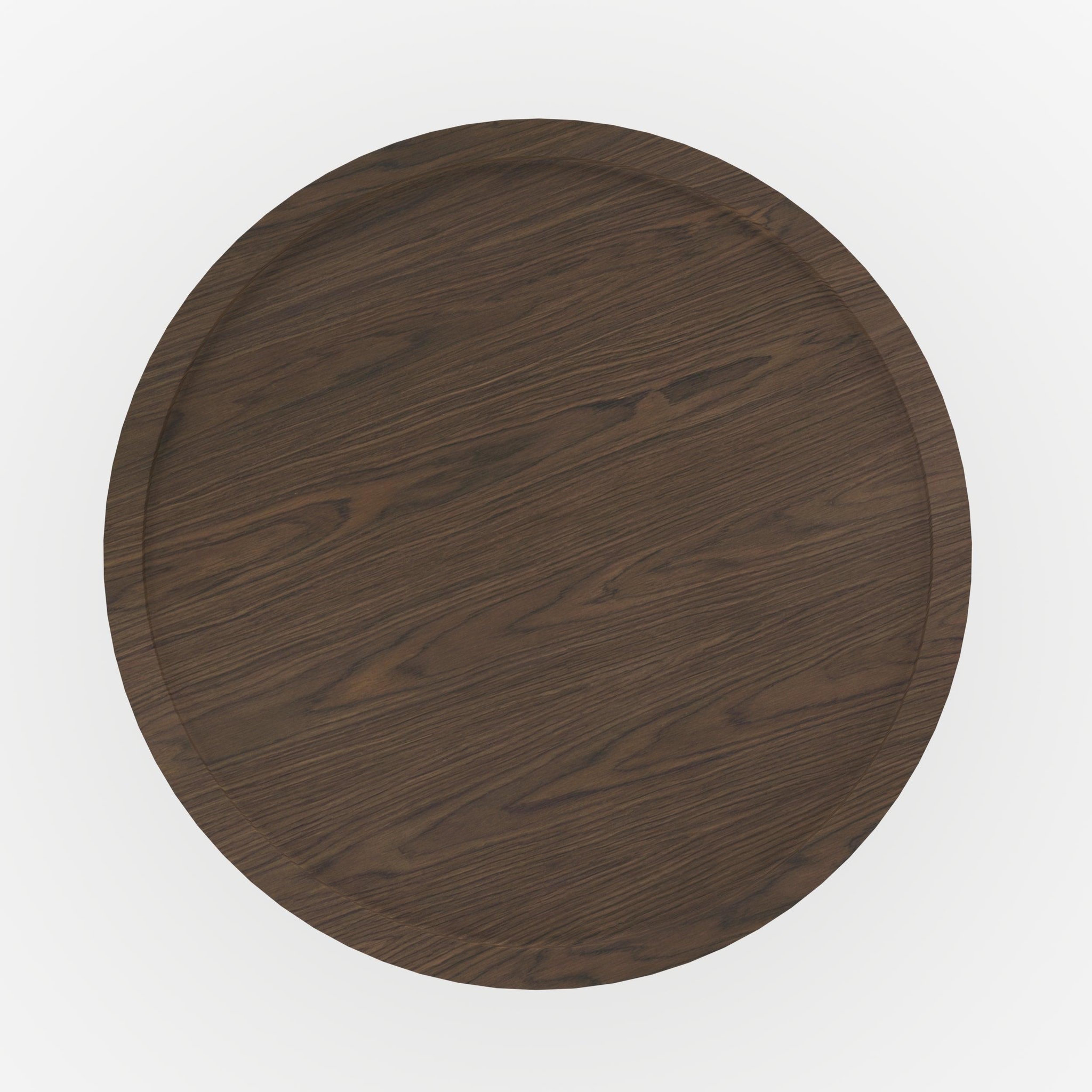 Voir la diapositive 3 : MAISON PAVANE Table d'appoint en placage noyer, d40 cm-côme