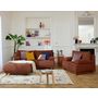 Voir la diapositive 6 : BEST MOBILIER Cristal - pouf modulable - 95 cm - en velours texturé