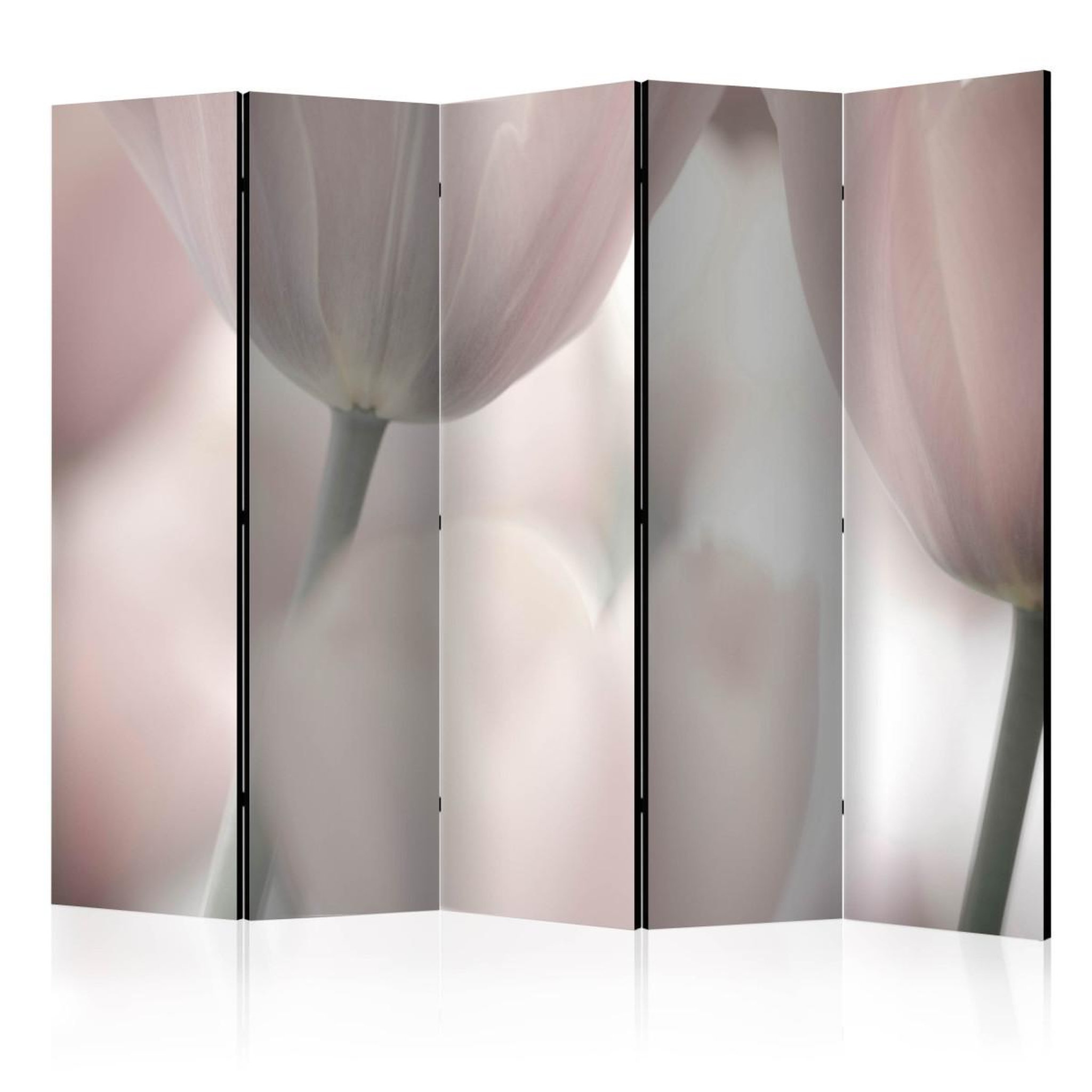 Paris Prix Paravent 5 volets  tulips fine art black & white ii  172x225cm