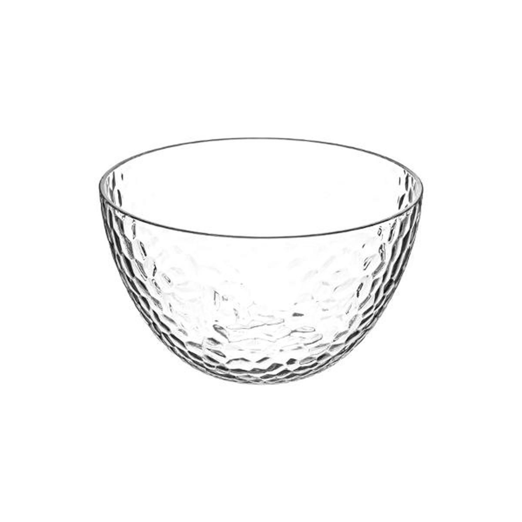 Voir la diapositive 2 : FIVE Lot de 6 Coupelles Plastique Réutilisable  Martelé  14cm Transparent