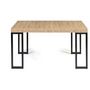 Voir la diapositive 3 : Table console extensible avec rallonges style industriel 45/140 cm HOUSTON  