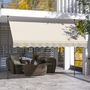 Voir la diapositive 2 : OUTSUNNY Store banne autoportant manuel inclinable rétractable 3 x 1,2(avancée) x 2,1-3H.m aucun perçage sable