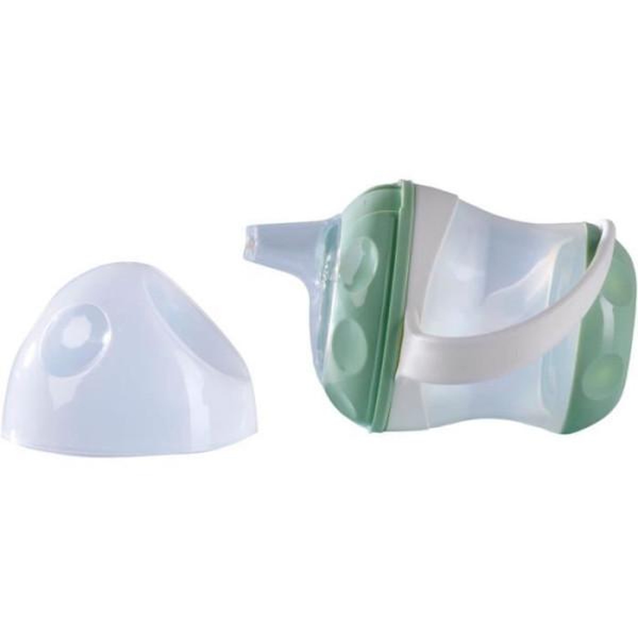 Voir la diapositive 3 : THERMOBABY Tasse anti-fuites - THERMOBABY - Vert Céladon - 180 ml - Ergonomique et hygiénique