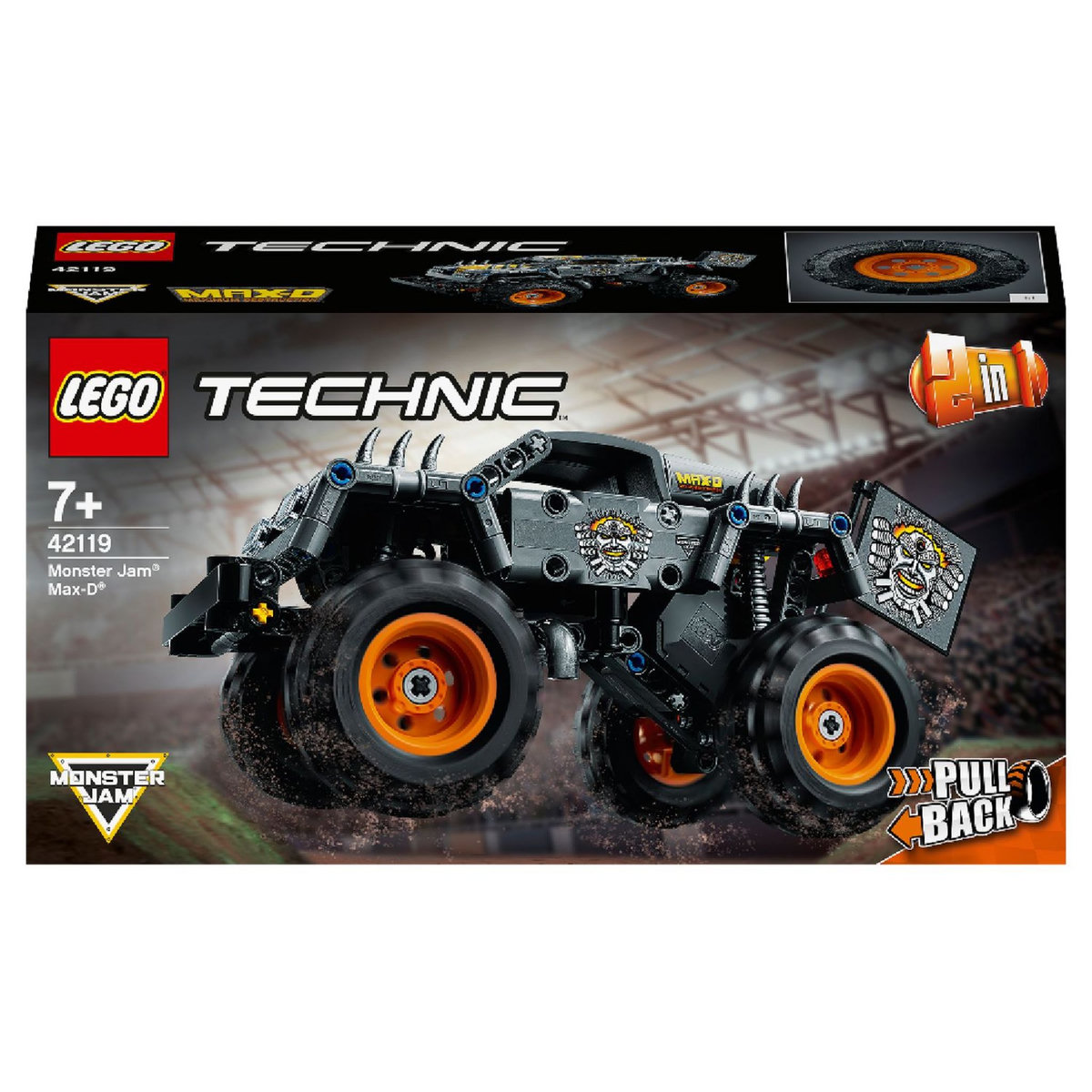 LEGO Technic 42119 - Monster Jam Max-D Camion et Quad