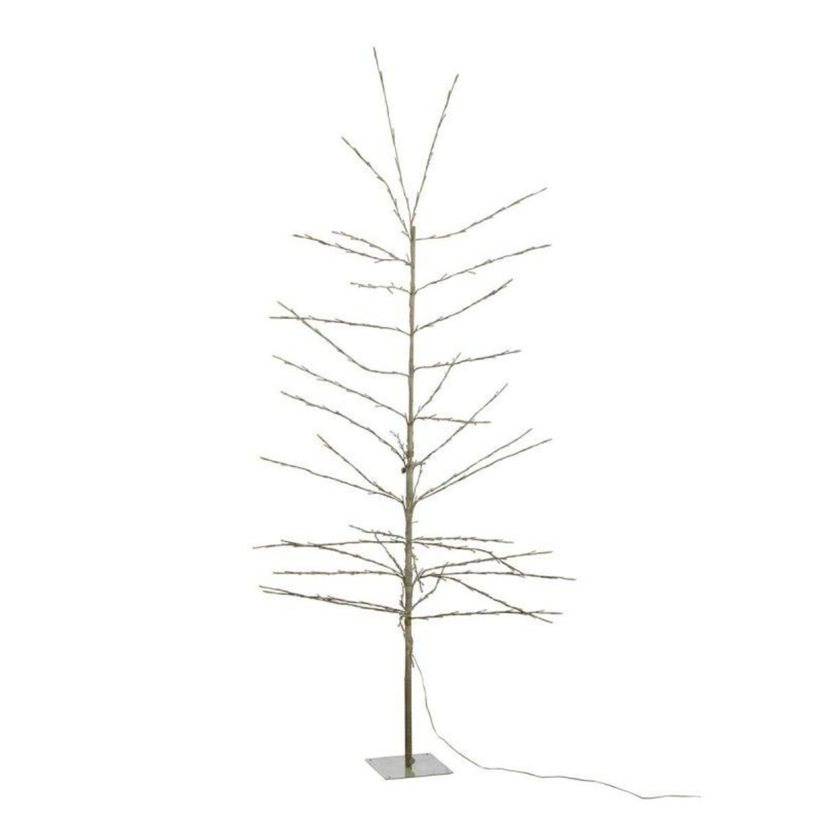 Paris Prix Sapin de Noël à LED  Dénudé  200cm Blanc