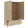 Voir la diapositive 4 : VIDAXL Buffet haut Chene sonoma 70x31x115 cm Bois d'ingenierie