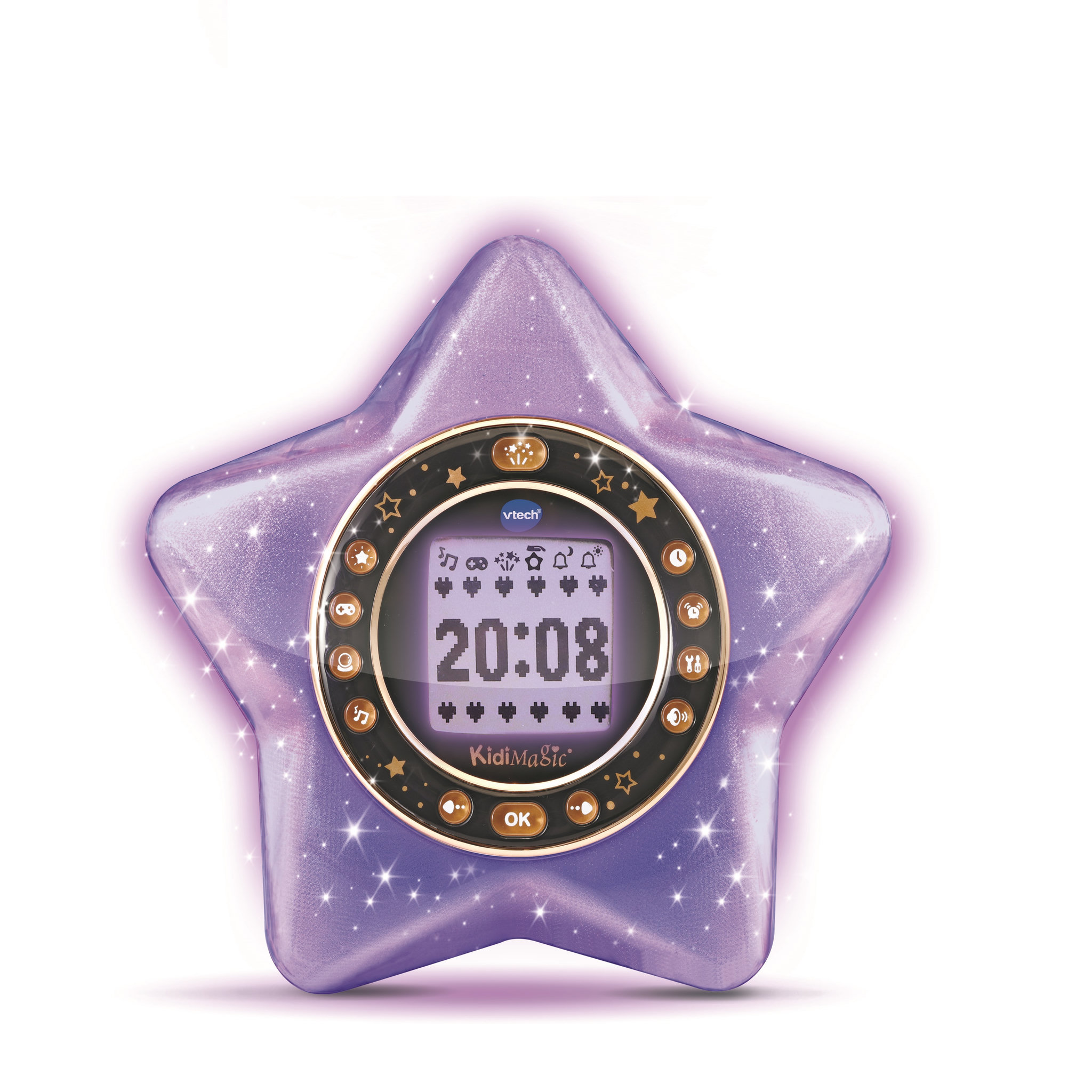 VTECH Réveil Kidimagic Starlight Violet
