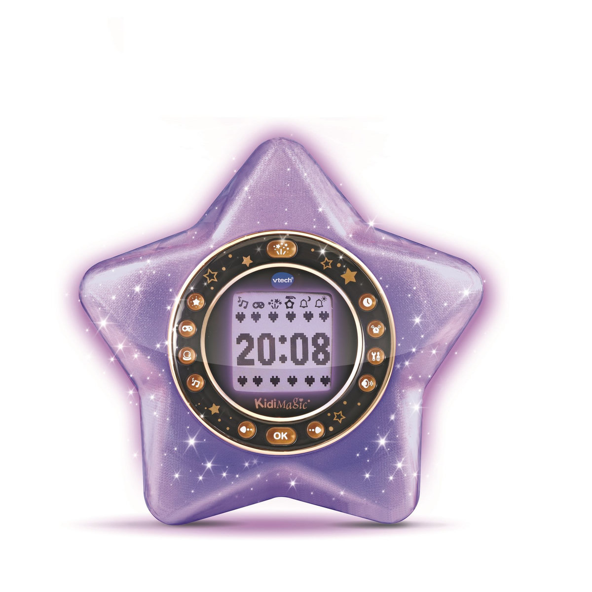 VTECH Réveil Kidimagic Starlight Violet