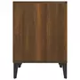 VIDAXL Table de chevet Chene marron 40x35x50 cm