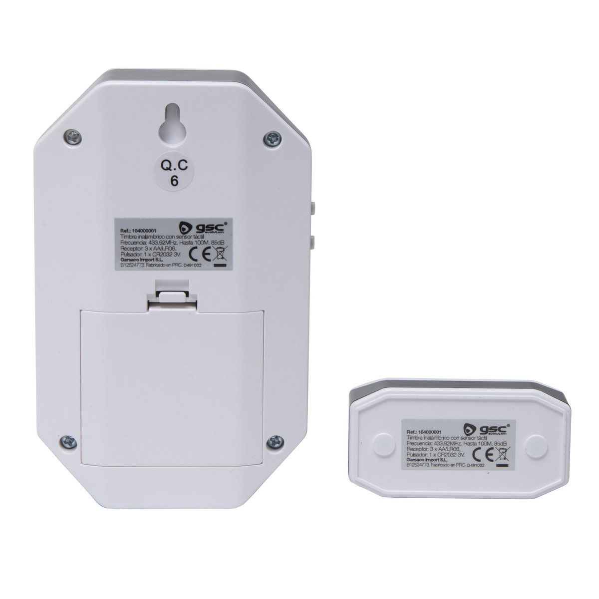 Gsc Carillon sans fil portée 100m