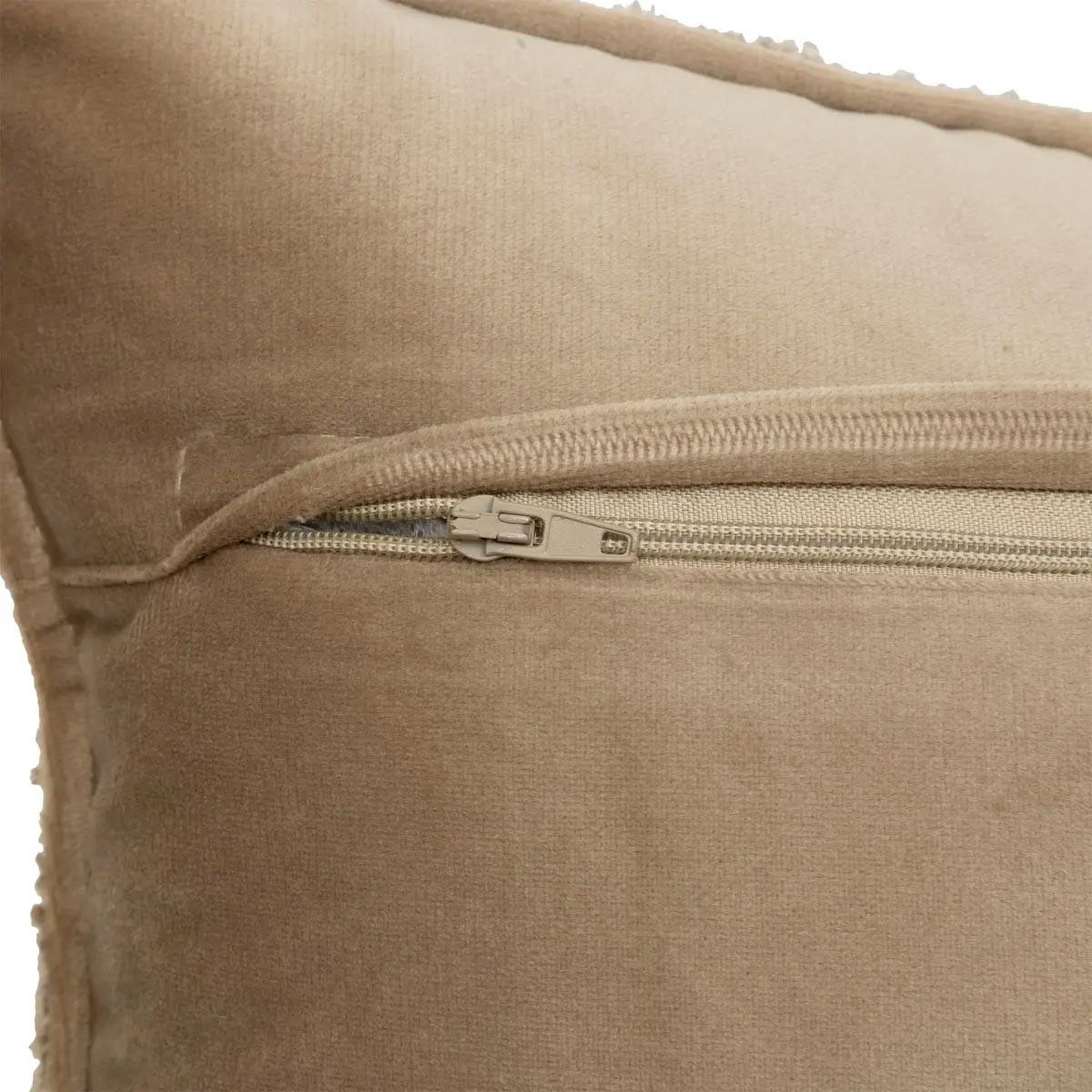 Voir la diapositive 3 : ATMOSPHERA Coussin déco bouclette  soana  30x50cm taupe