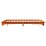 Voir la diapositive 5 : VIDAXL Cadre de lit sans matelas cire marron 135x190cm bois pin massif