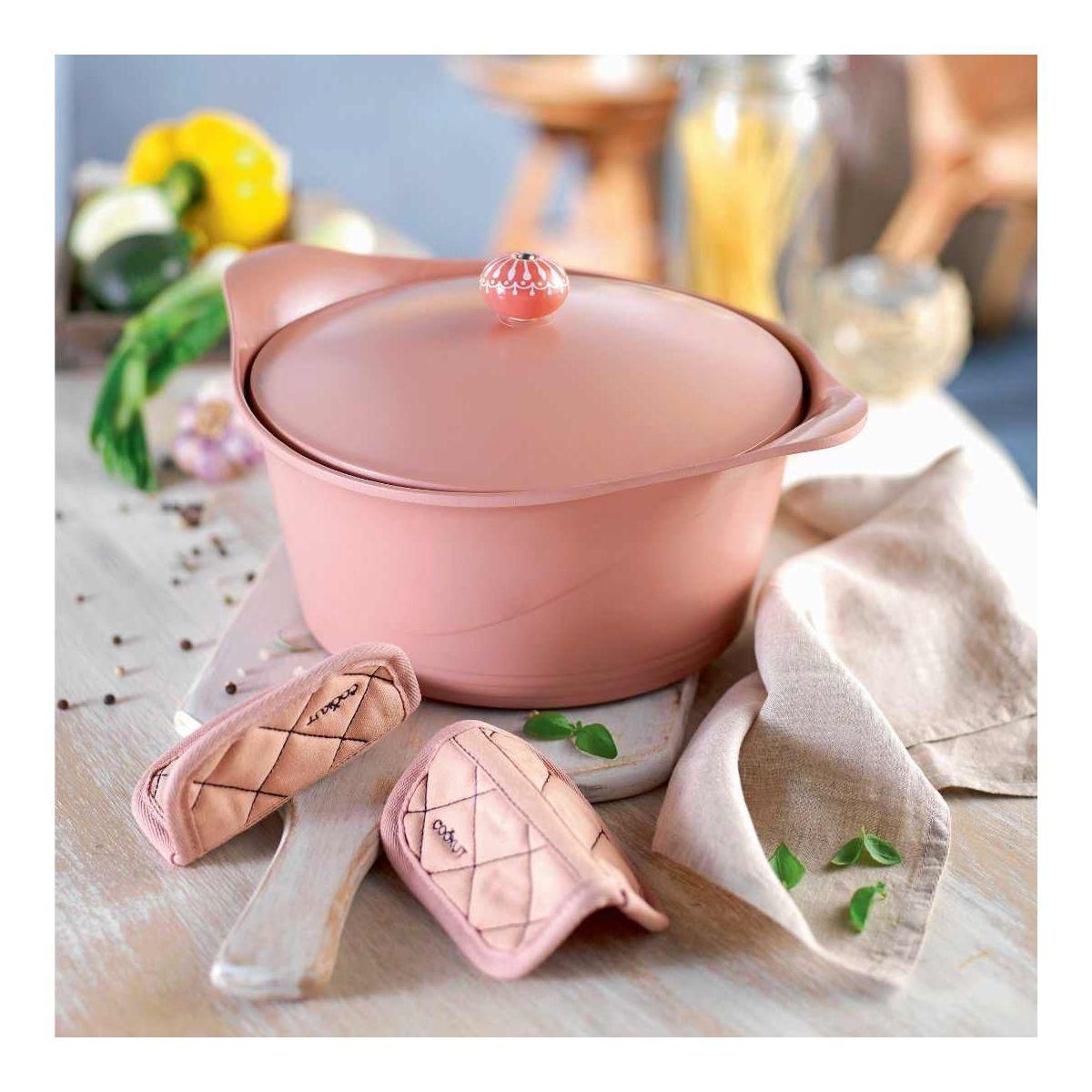 COOKUT Cocotte Coffret l'incroyable 24cm - Guimauve