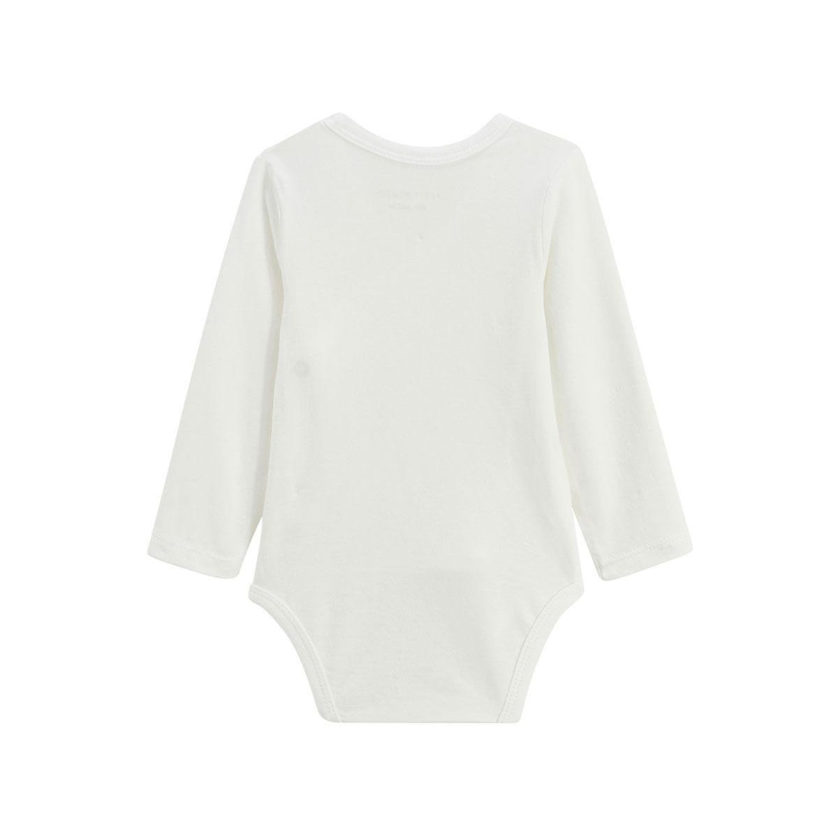 Petit Béguin Lot de 2 bodies bébé manches longues ouverture croisée Badian