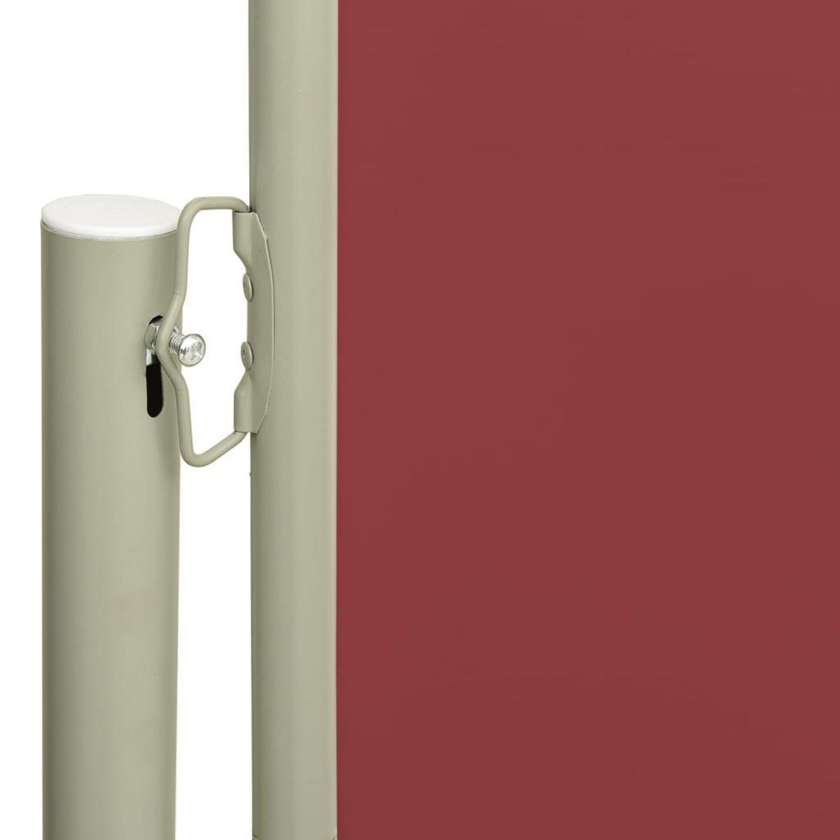VIDAXL Auvent lateral retractable de patio 140x600 cm Rouge