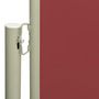 Voir la diapositive 3 : VIDAXL Auvent lateral retractable de patio 140x600 cm Rouge