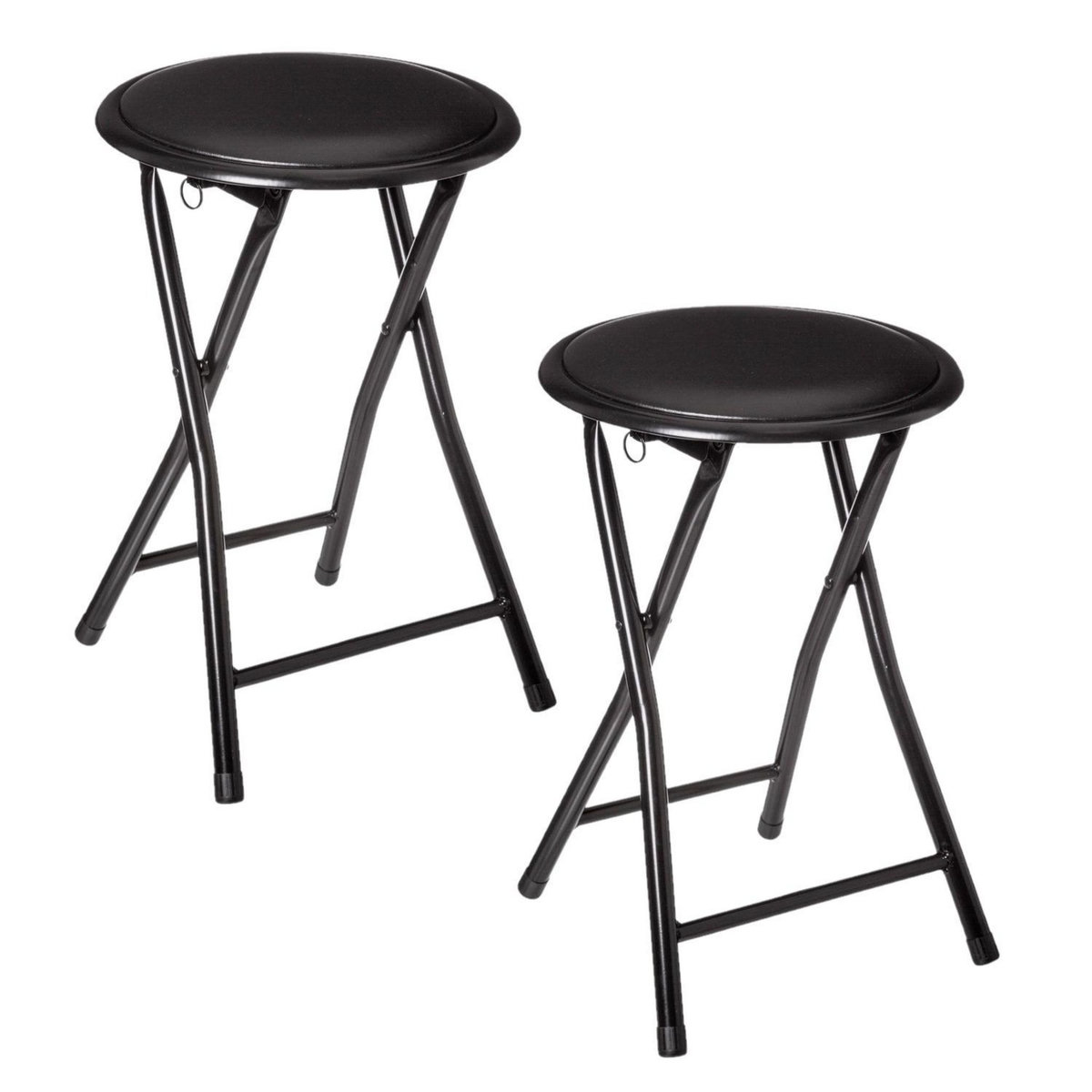 FIVE Lot de 2 Tabourets pliants en PVC