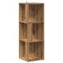 Voir la diapositive 2 : VIDAXL Armoire d'angle chene artisanal 33x33x100 cm bois d'ingenierie