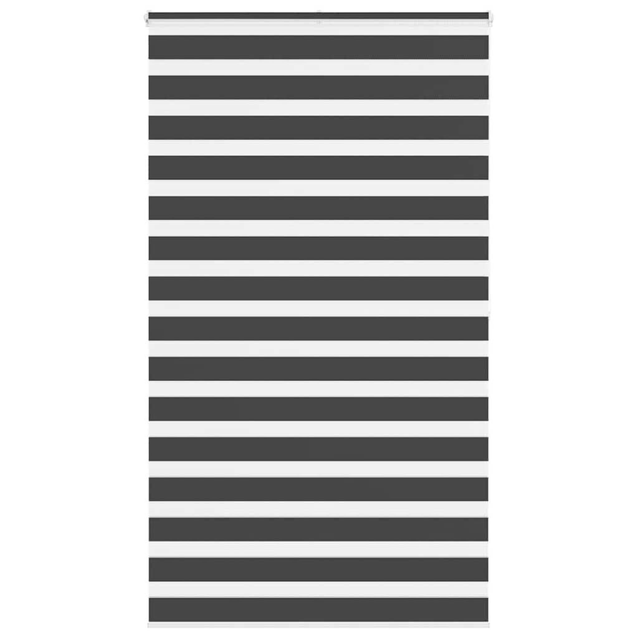 VIDAXL Store zebre noir 135x200 cm largeur du tissu 130,9 cm polyester