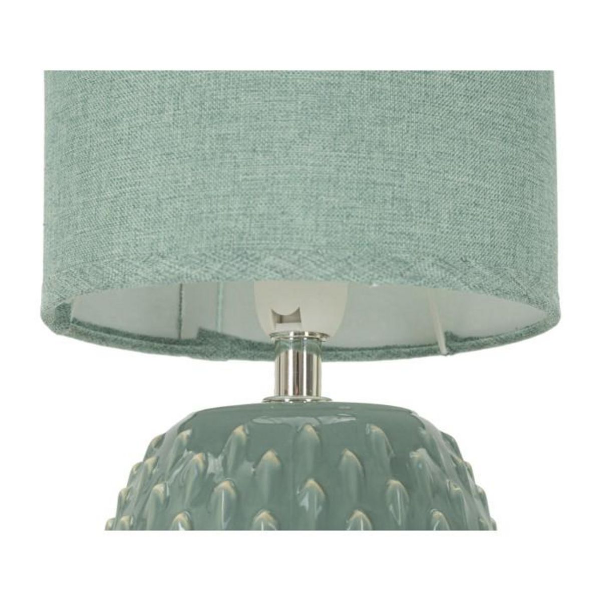Paris Prix Lampe à Poser en Céramique  Pontus  27cm Turquoise