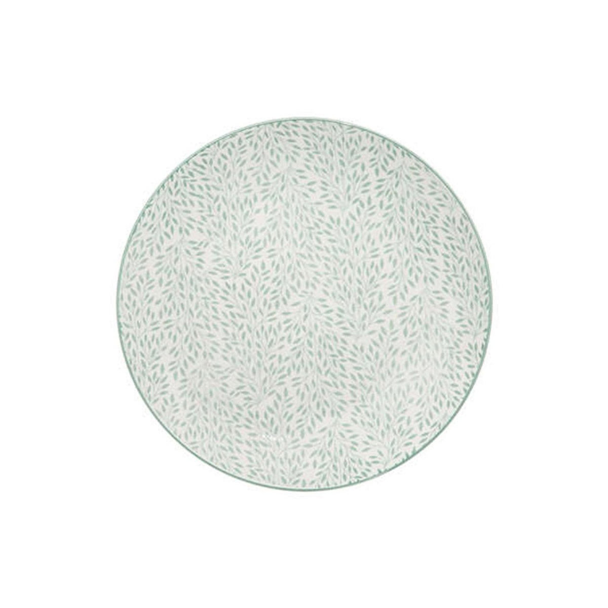 SECRET DE GOURMET Lot de 6 Assiettes Plates  Jasmin  26cm Bleu