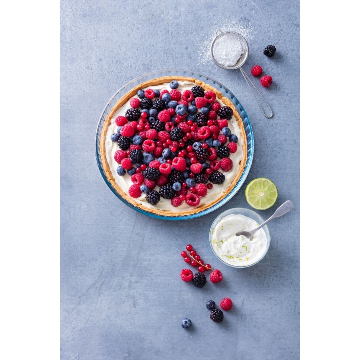 PYREX Moule à tarte en verre rond 24 cm BAKE & ENJOY