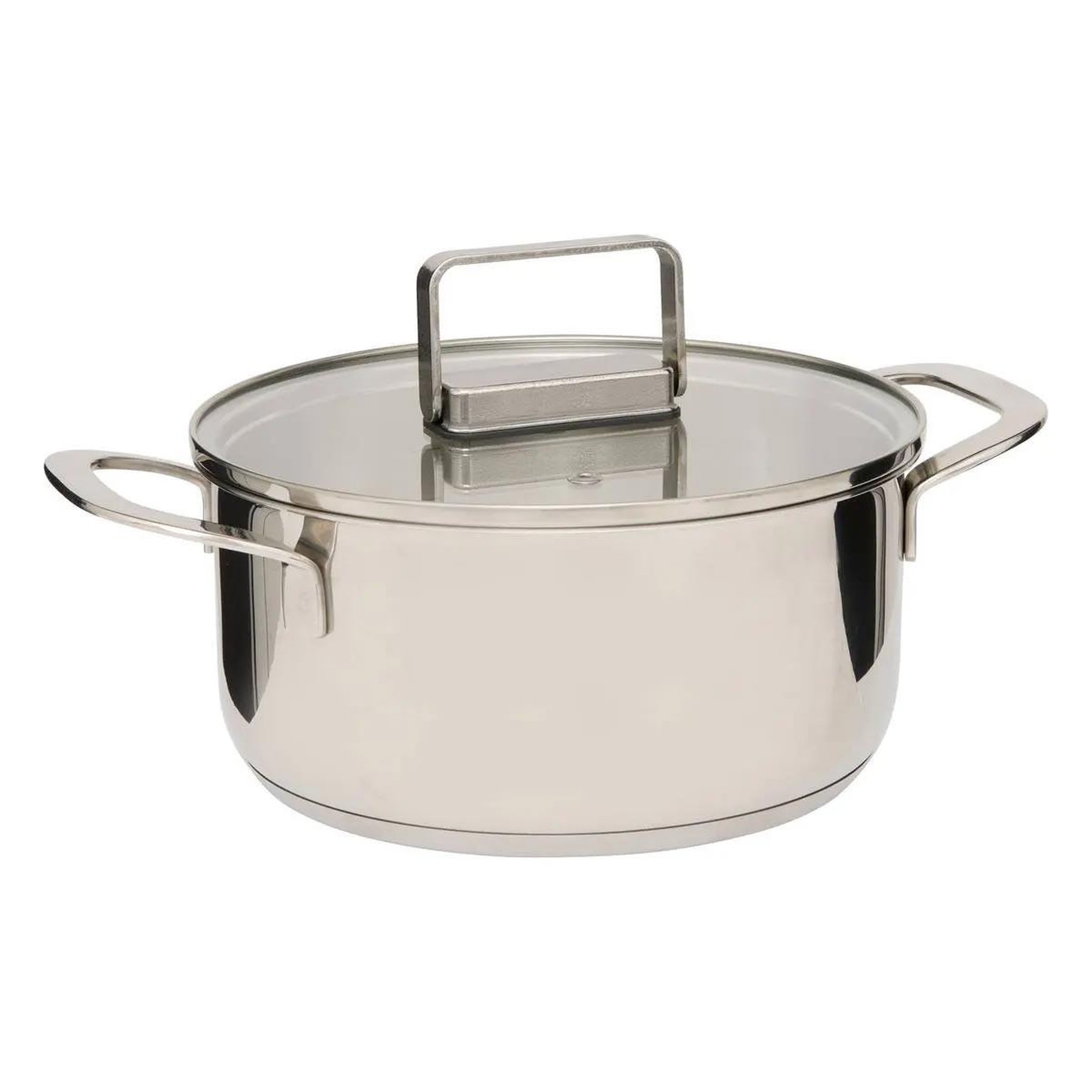 Voir la diapositive 3 : FIVE Lot de 2 faitouts en inox  brillance  24cm argent