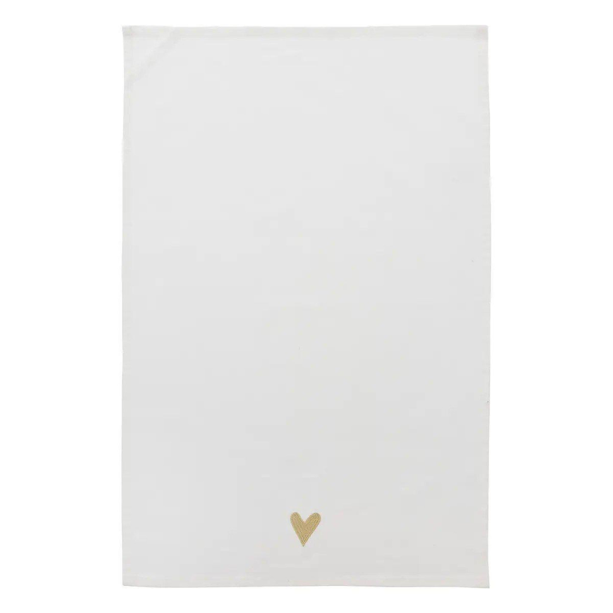 Voir la diapositive 3 : ATMOSPHERA Lot de 3 torchons vichy  floral  45x70cm marron & ivoire